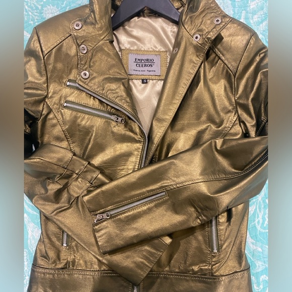 EMPORIO CUEROS® Woman’s Small Motorcycle Jacket - Picture 5 of 8